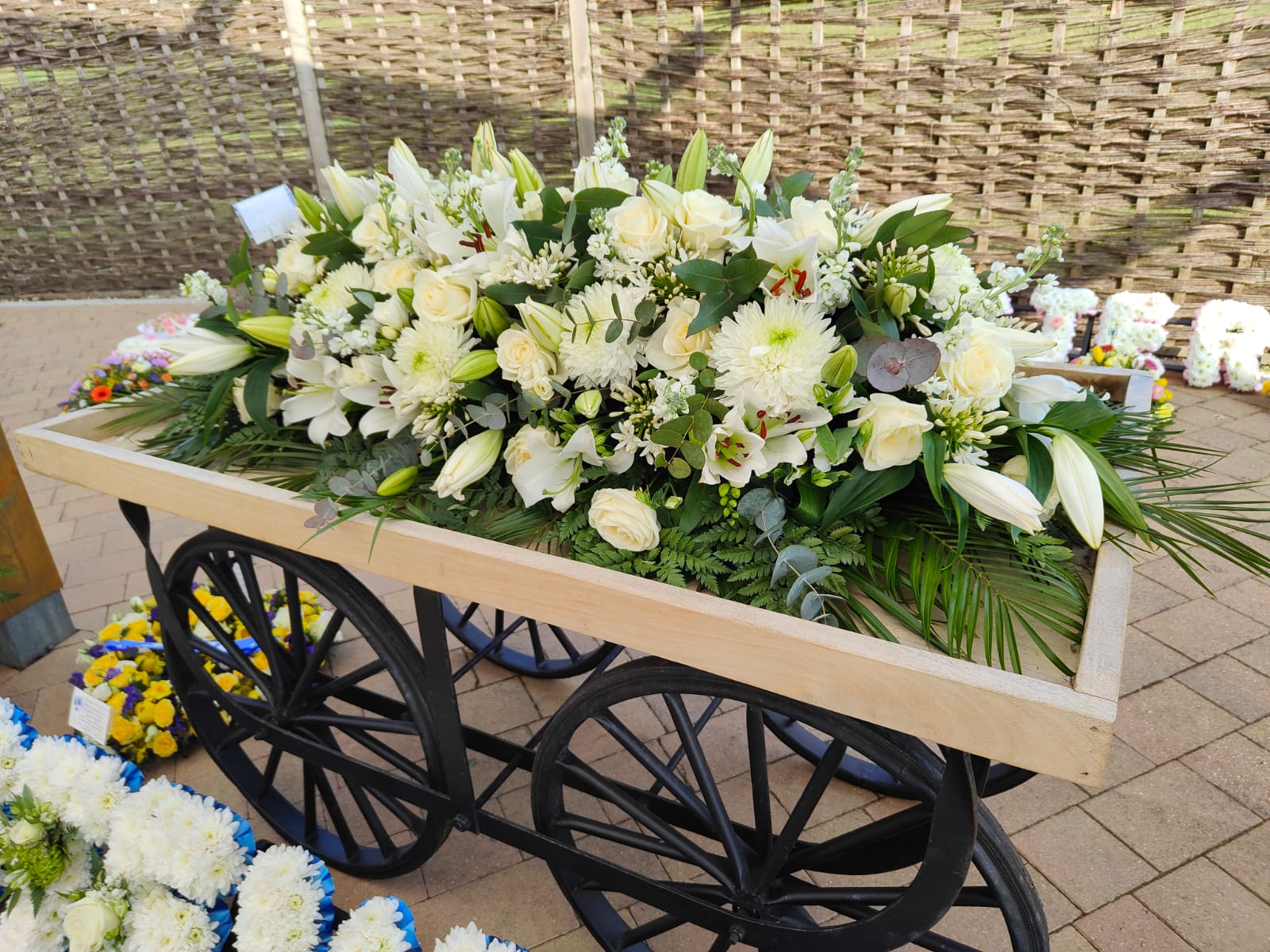 Funeral flowers from Berry blooms in Romsey