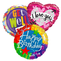 Helium balloon - 18” balloon to complement the occasion.